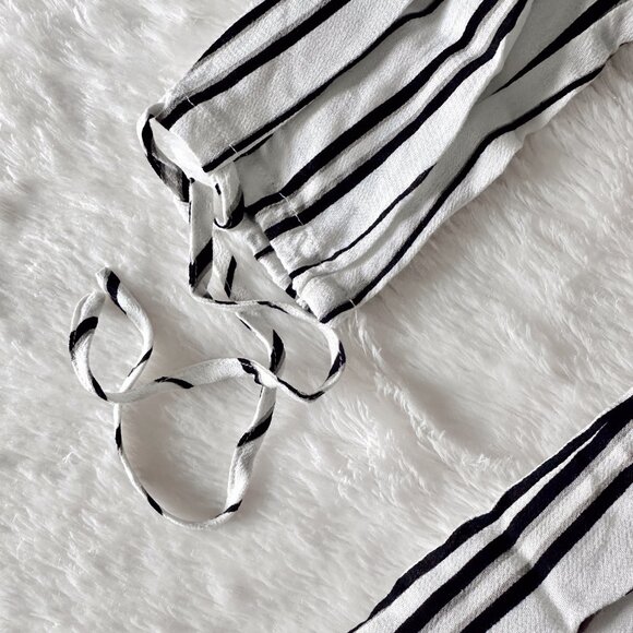 KENDALL & KYLIE Striped Off the Shoulder Romper - Picture 3 of 4